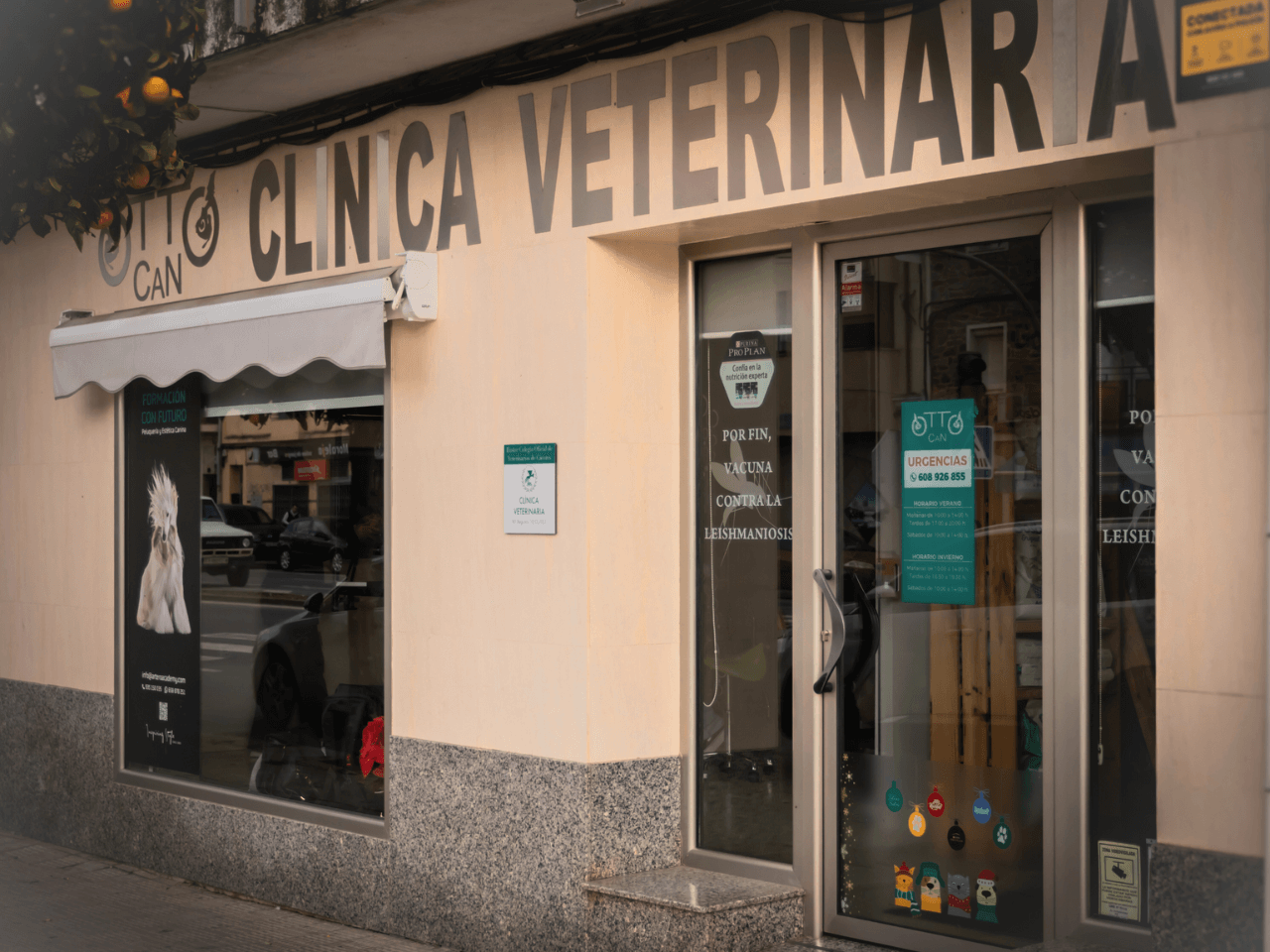 veterinaria otto can instalaciones fachada